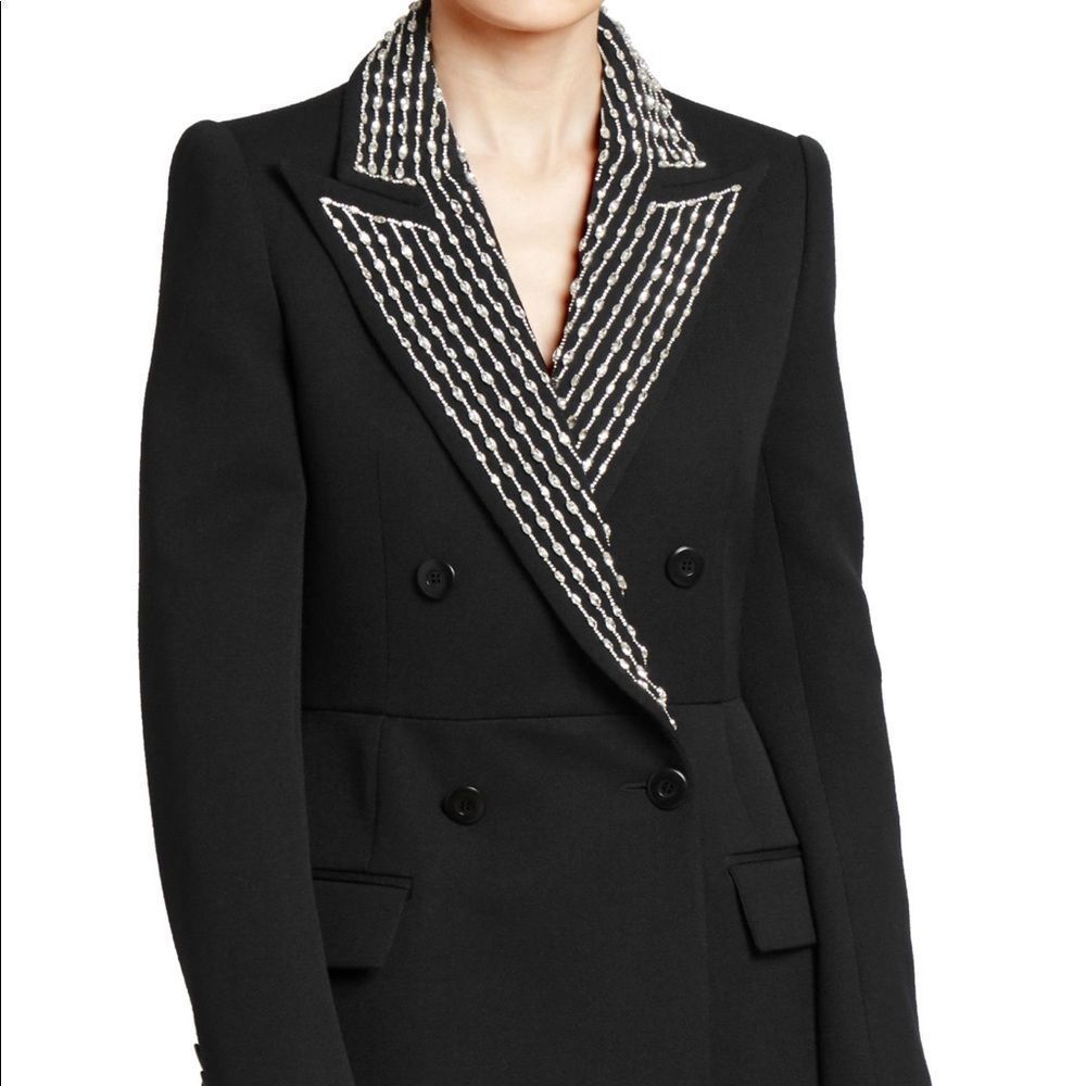 Givenchy Embellished Tailored Wool-Blend Jacket 6